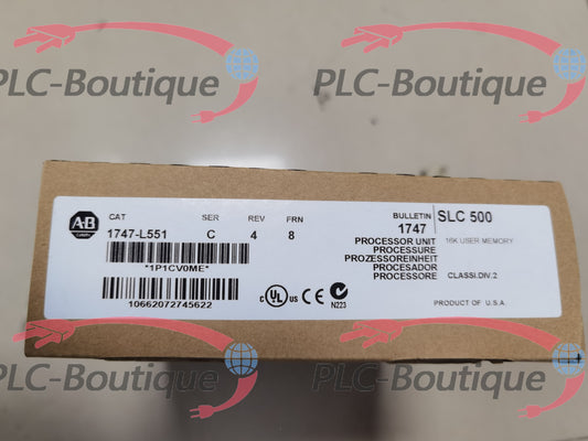 Allen-Bradley SLC 5/05 CPU Processor Unit 1747-L551 /C Module