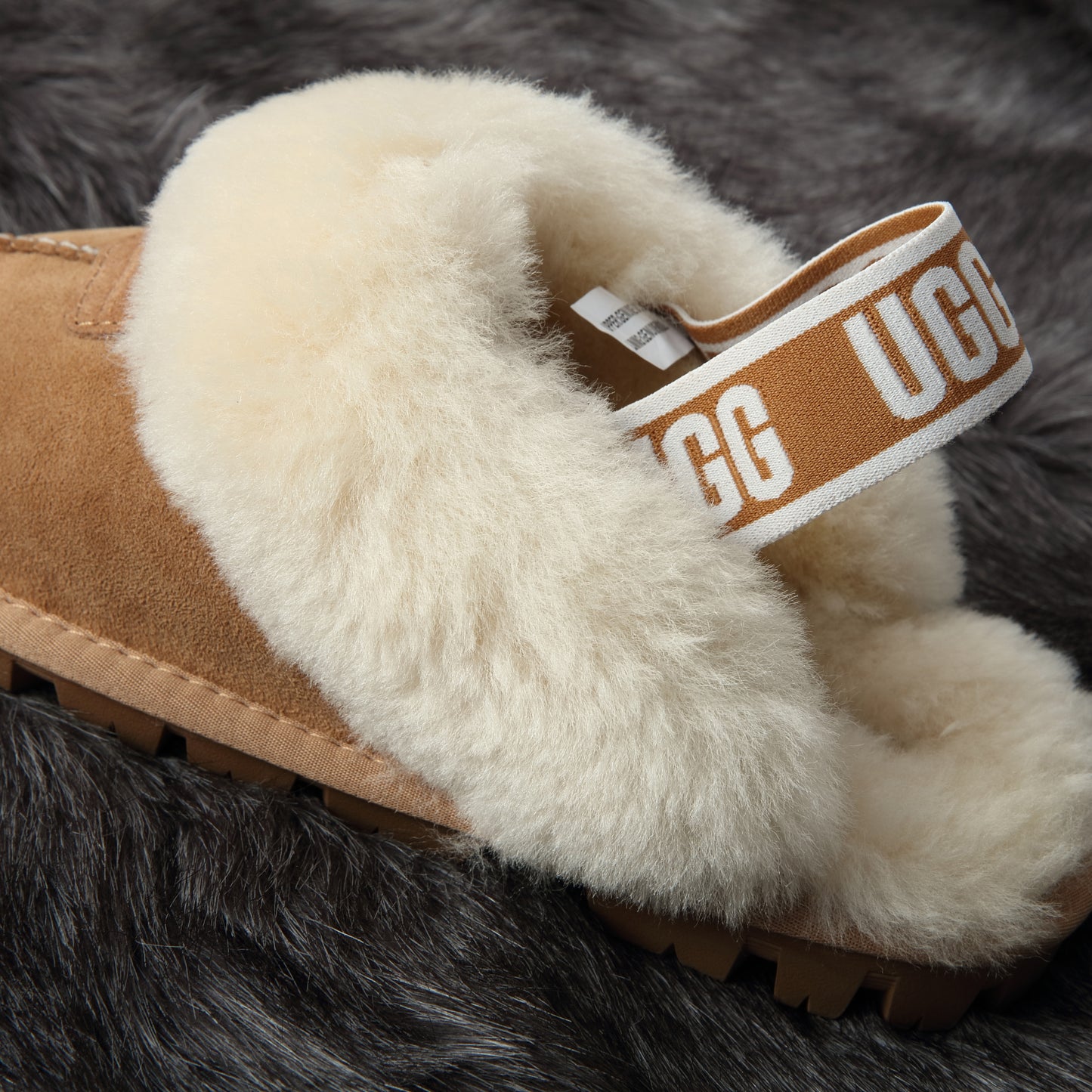 DKUGG ANSLEY SLIPPER - Size L 39/40 - Chestnut