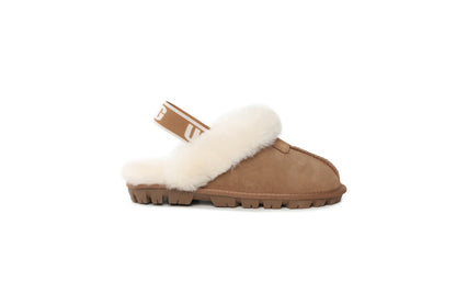 DKUGG ANSLEY SLIPPER - Size M 37/38 - Chestnut