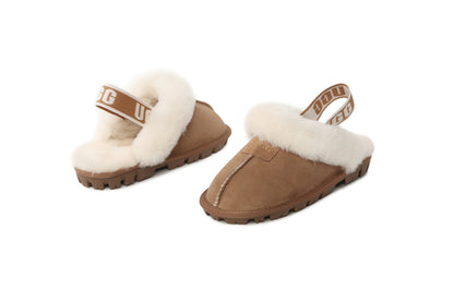 DKUGG ANSLEY SLIPPER - Size S 35/36 - Chestnut