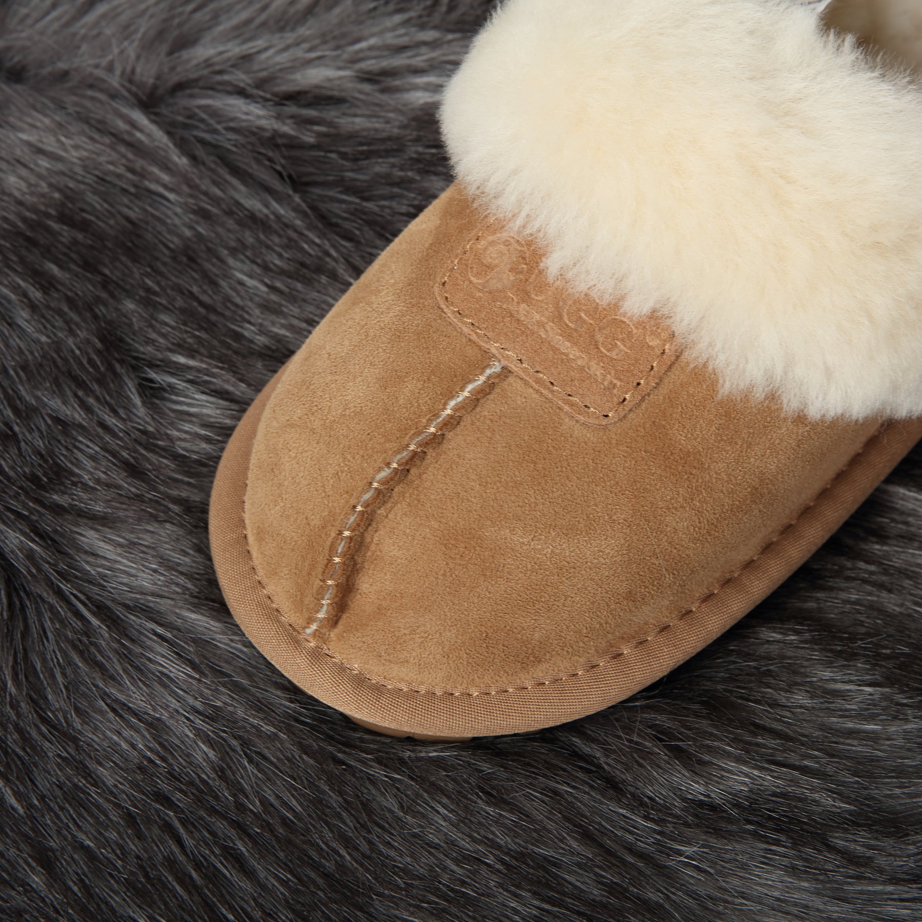 DKUGG ANSLEY SLIPPER - Size XXL 43/44 - Chestnut - SuperSaverAU - view 8