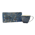 Premium Van Gogh Almond Blossom Bone China Cup & Saucer Set – 250ml