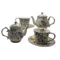 Premium Lavender & Olive Porcelain Tea Set – For 2