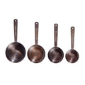 Antique Copper Measuring Cup Set - 1 Cup, ½ Cup, ⅓ Cup, ¼ Cup - Durable Stainless Steel - SuperSaverAU - view 2