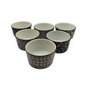 Blue Patterned Ceramic Ramekin Set of 6 - Microwave, Oven, Freezer Safe - SuperSaverAU - view 2