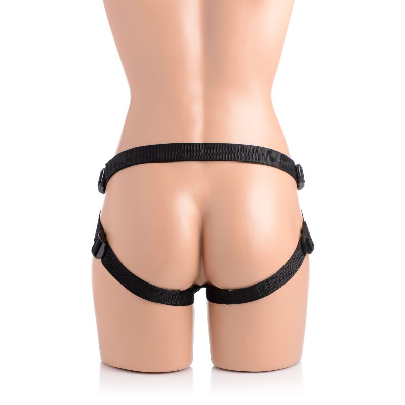 Strap U Brazen 8" Silicone Dildo with Harness - Adjustable, Durable