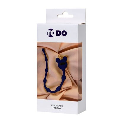 Todo Navy Blue Froggy Anal Chain - 27.4 cm