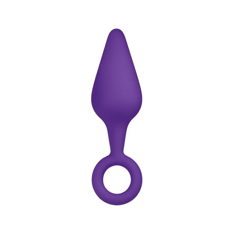 Todo Violet Silicone Anal Plug - 8 cm for Beginners