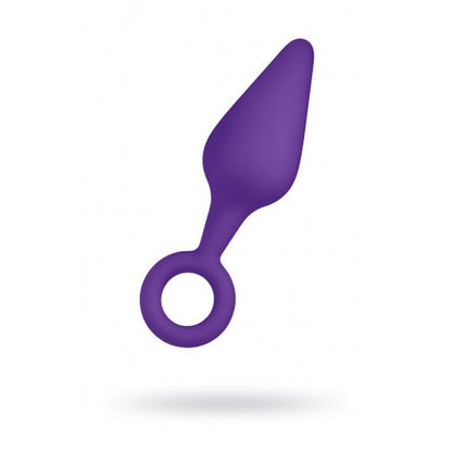 Todo Violet Silicone Anal Plug - 8 cm for Beginners