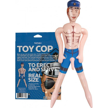 Hott Products Inflatable Top Cop Doll - Fun Adult Toy