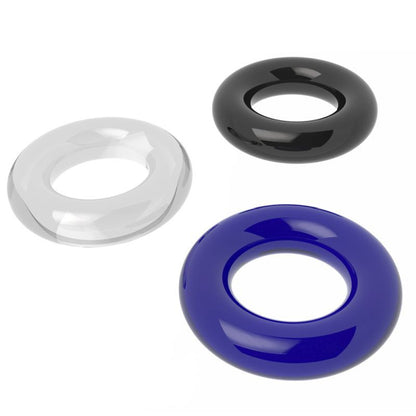 Lovetoy Triple Donut Cock Ring Set - Coloured