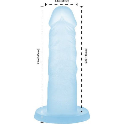 Addiction Cocktails Dildo Blue Lagoon 5.5In Silicone
