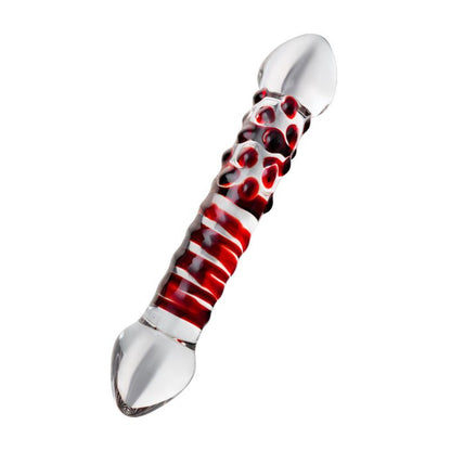 Sexus Glass Dildo - Red Delight 19Cm