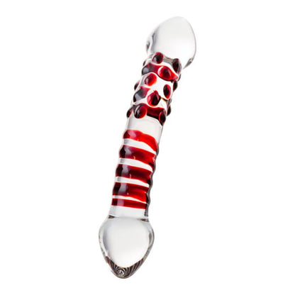 Sexus Glass Dildo - Red Delight 19Cm