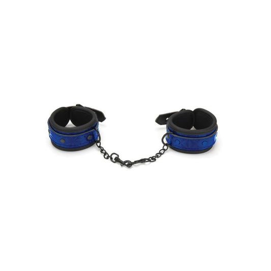 Whip Smart Diamond Handcuffs Blue - Versatile Restraint