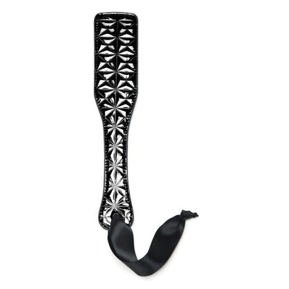 Whip Smart Diamond Collar and Leash - Black, Stylish Restraint