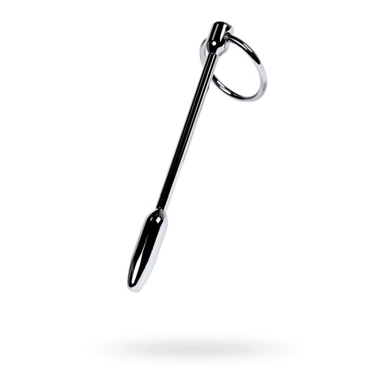 Metal Silver Urethral Plug with Interchangeable Rings