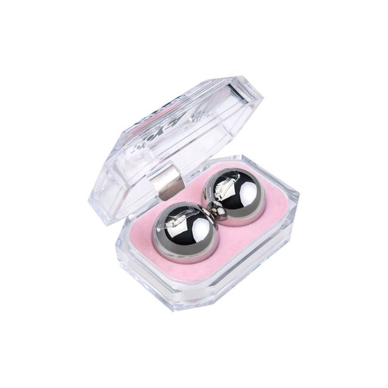 Metal Silver 2-Piece Vaginal Balls for Pelvic Training