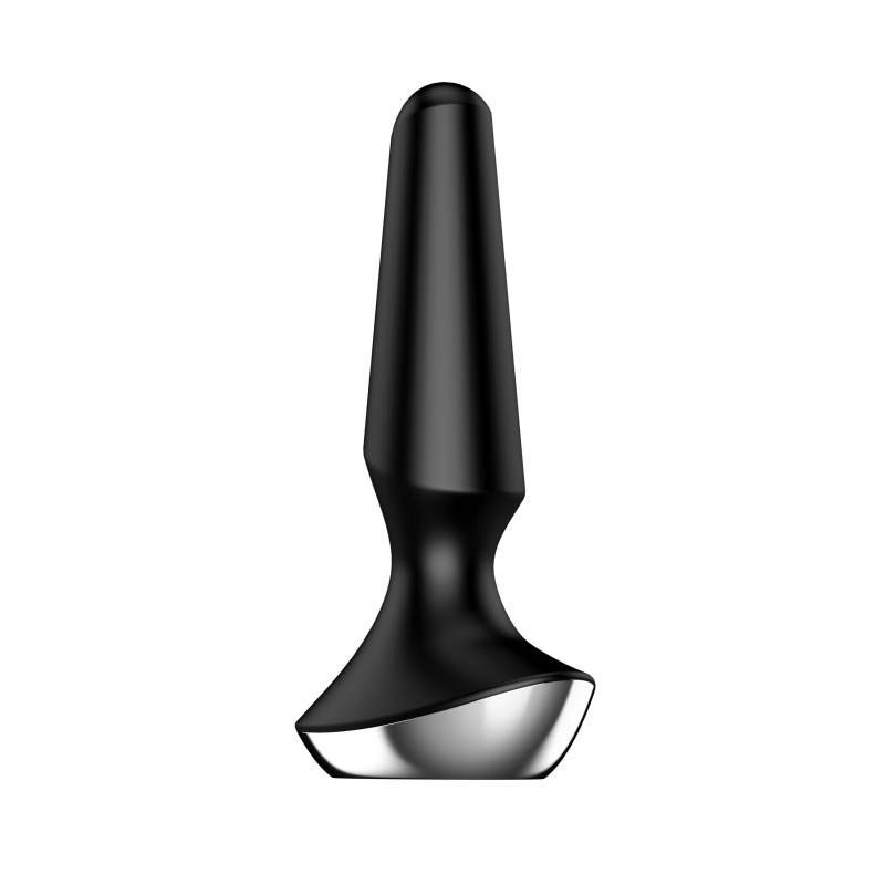 Satisfyer Plug-Ilicious 2 Black Vibrating Anal Plug with App Control