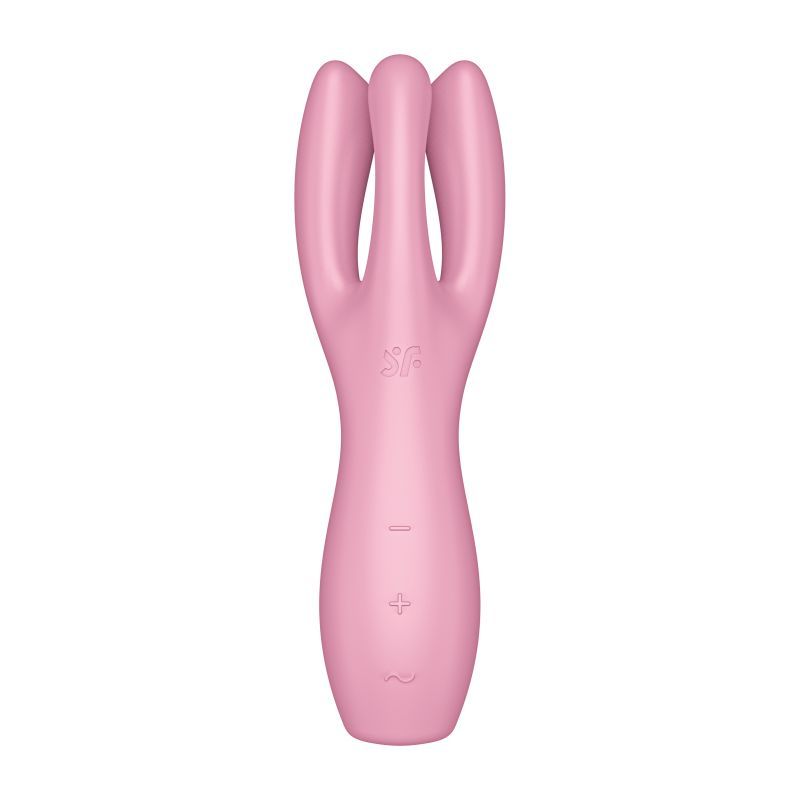 Satisfyer Threesome 3 Layon Vibrator - Pink for Clitoral Stimulation