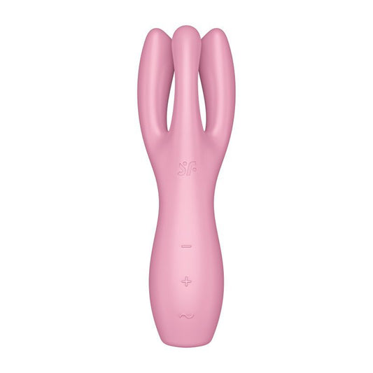 Satisfyer Threesome 3 Layon Vibrator - Pink for Clitoral Stimulation