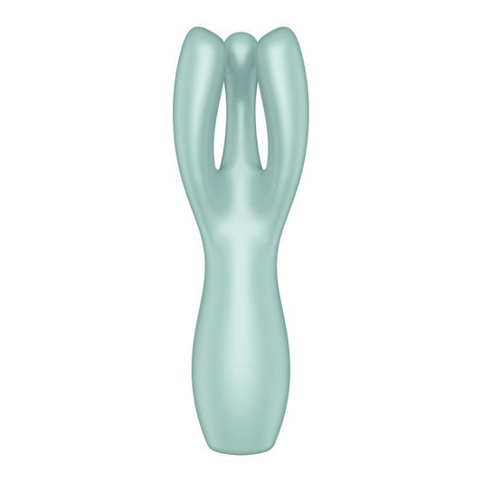 Satisfyer Threesome 3 Layon Vibrator - Mint for Clitoral Stimulation