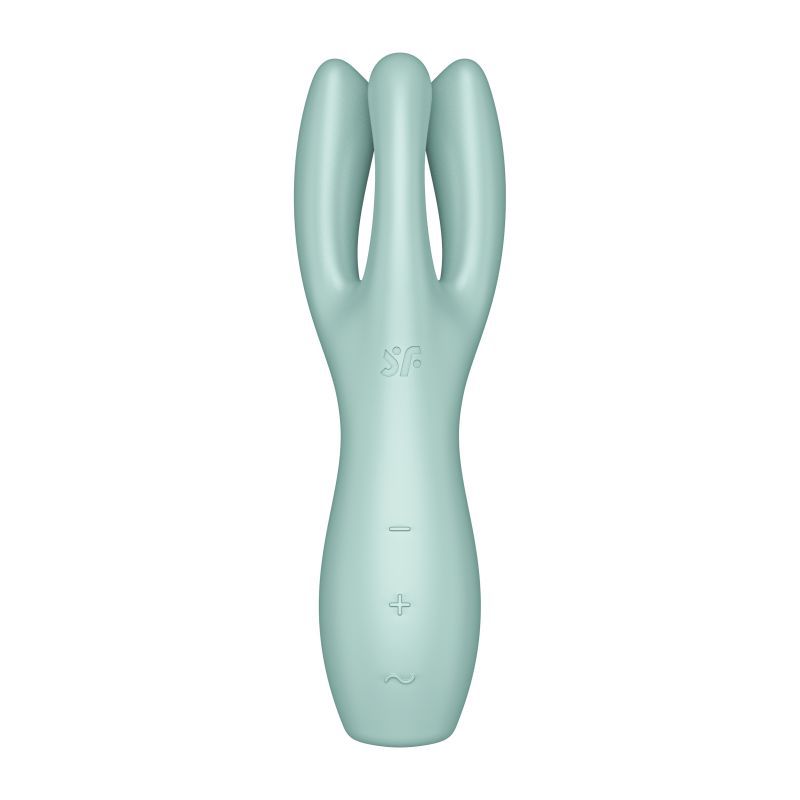 Satisfyer Threesome 3 Layon Vibrator - Mint for Clitoral Stimulation