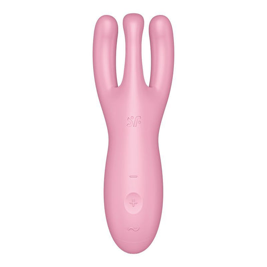 Satisfyer Threesome 4 Connect App Lay-On Vibrator - Pink