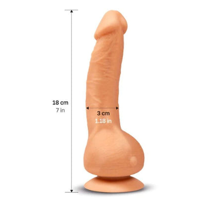 Gvibe Greal Mini Flesh Vibrator with Suction Cup - 18cm