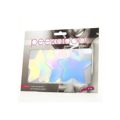 Peekaboo Pasties - Iridescent Stars for Eye-Catching Style