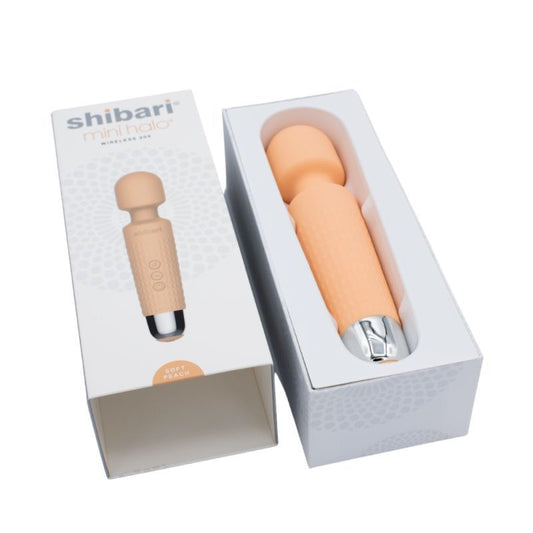 Shibari Mini Halo Wireless Wand - 20X Peach