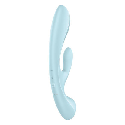 Satisfyer Triple Oh - Light Blue - Rabbit Vibrator & Massager