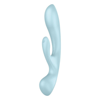 Satisfyer Triple Oh - Light Blue - Rabbit Vibrator & Massager