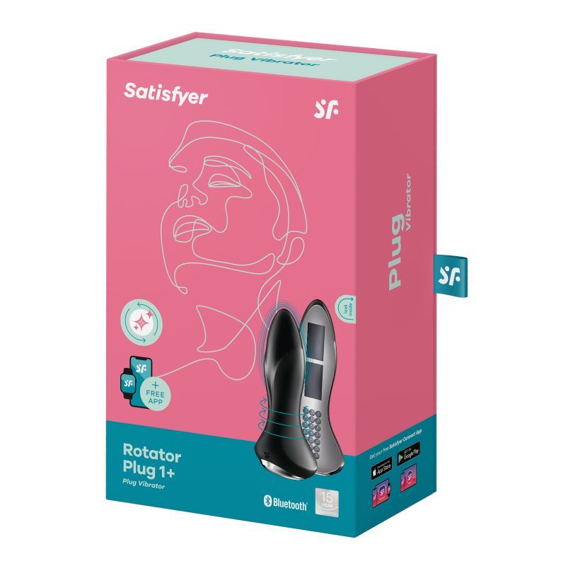Satisfyer Rotator Anal Plug 1+ - Black