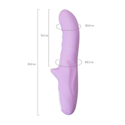 Jos Merry Gor Rotating Shaft Vibrator - Violet Dual Action