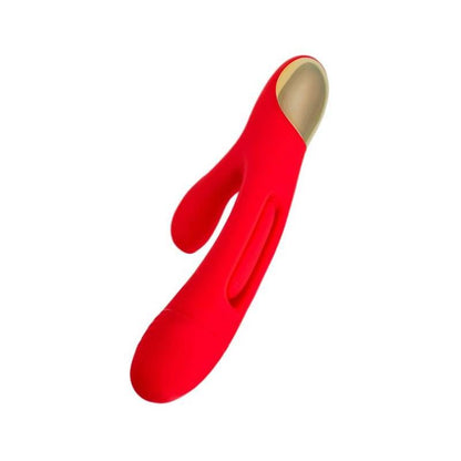 Jos Patti Moving Tongue Rabbit Vibrator - Red