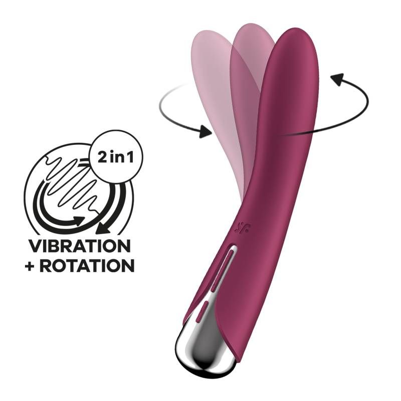 Satisfyer Spinning Vibe 1 - Red Dual Stimulation Vibrator