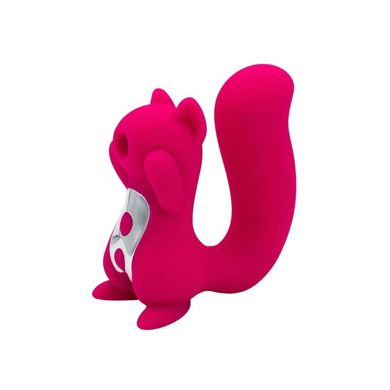 Juicy Screaming Squirrel Air Pulse G-Spot Vibrator - Dual Function