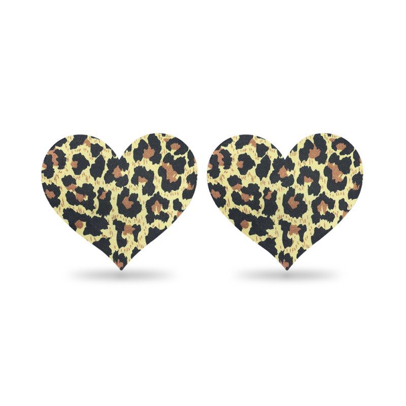 Lovetoy Nipple Pasties Twin Pack - White, Cross Pattern