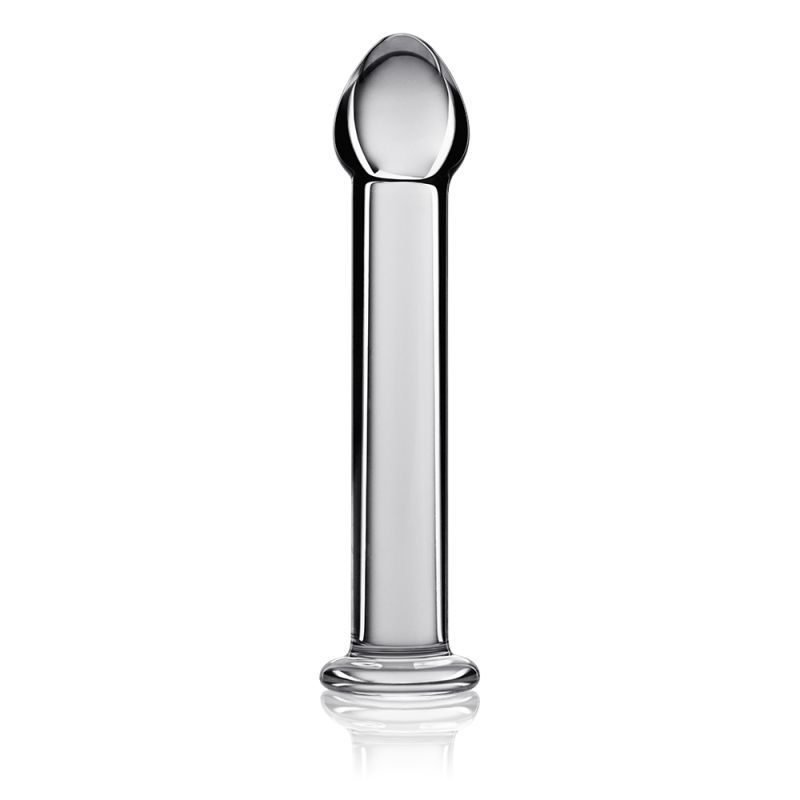 Glass Romance Clear 7-Inch Dildo - Elegant Design