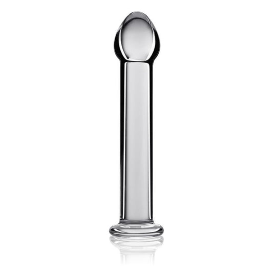 Glass Romance Clear 7-Inch Dildo - Elegant Design