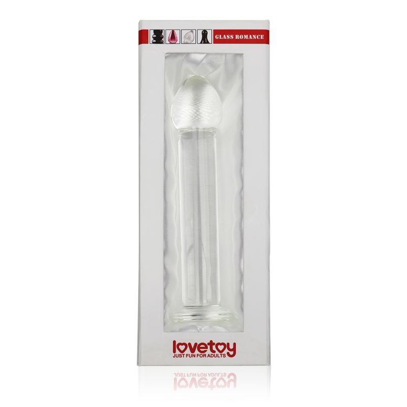 Glass Romance Clear 7-Inch Dildo - Elegant Design