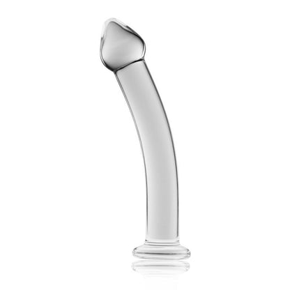 Glass Romance Clear 7.5-Inch Dildo - Luxurious Design