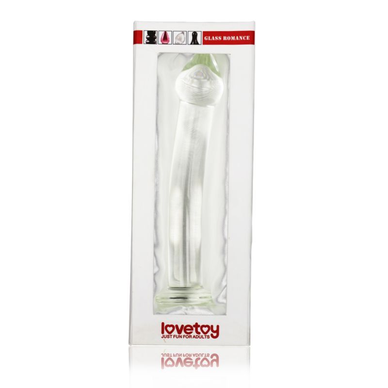Glass Romance Clear 7.5-Inch Dildo - Luxurious Design