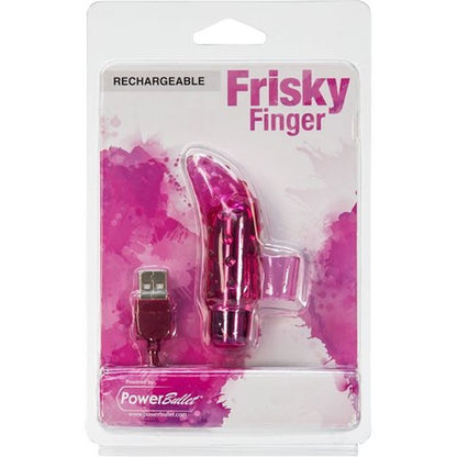 Powerbullet Frisky Finger Rechargeable Vibrator - Pink