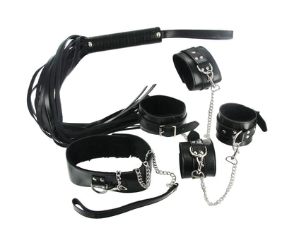 Strict 7 Pc Black Bondage Adventure Set