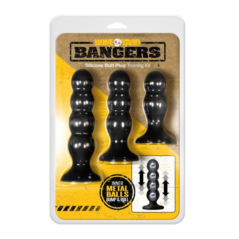 Boneyard Bangers Silicone 3-Piece Ass Training Kit