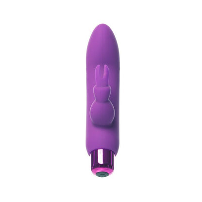 Powerbullet Rechargeable Bullet Vibrator with Rabbit Sleeve - Purple