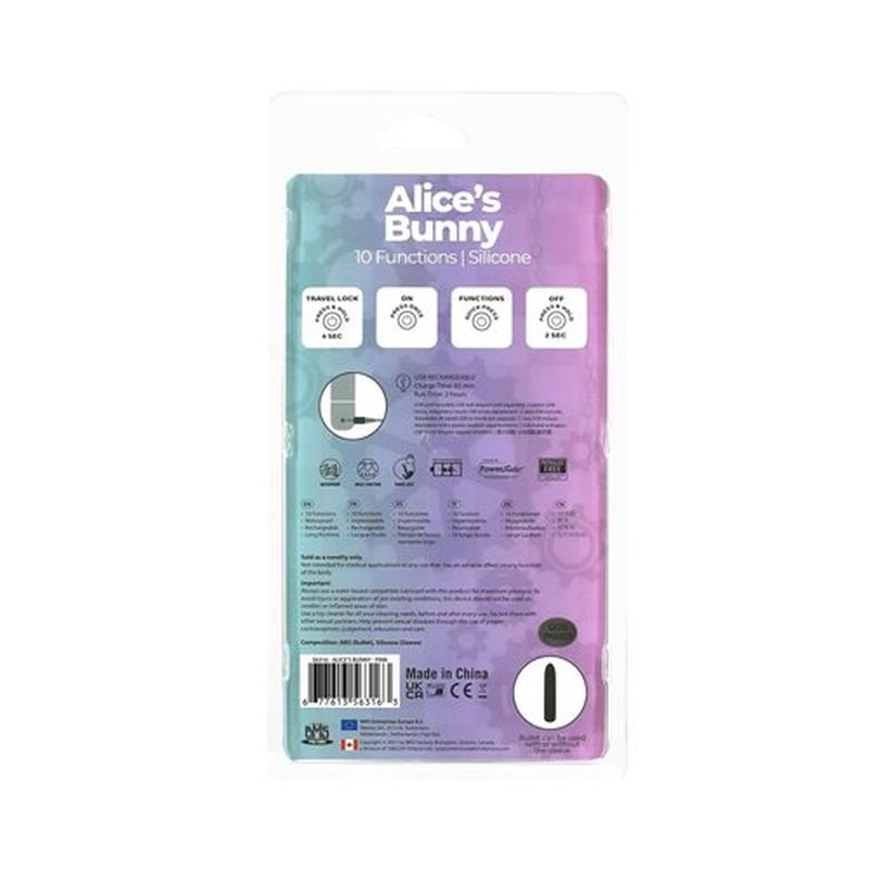 Powerbullet Rechargeable Bullet Vibrator with Rabbit Sleeve - Pink