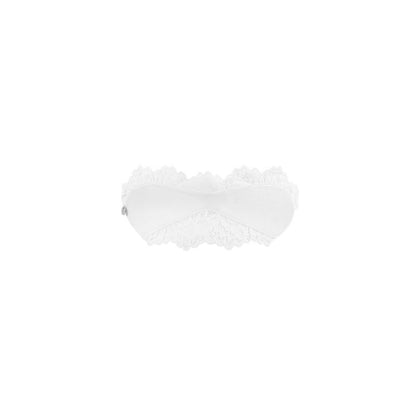 Obsessive Amor Blanco Eye Mask - Elegant Satin and Lace